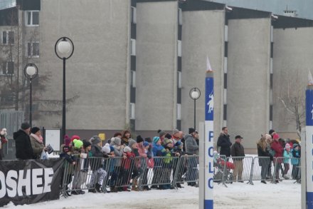 Kibice podczas meczu Snow Polo